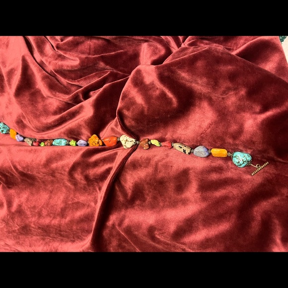 New ladies multicolored stone toggle necklace - Picture 5 of 5